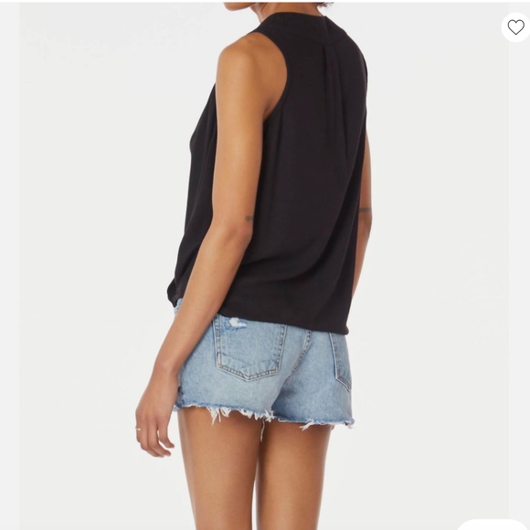 Bobi Papaya Sleeveless Surplice Top NWT - Picture 3 of 7